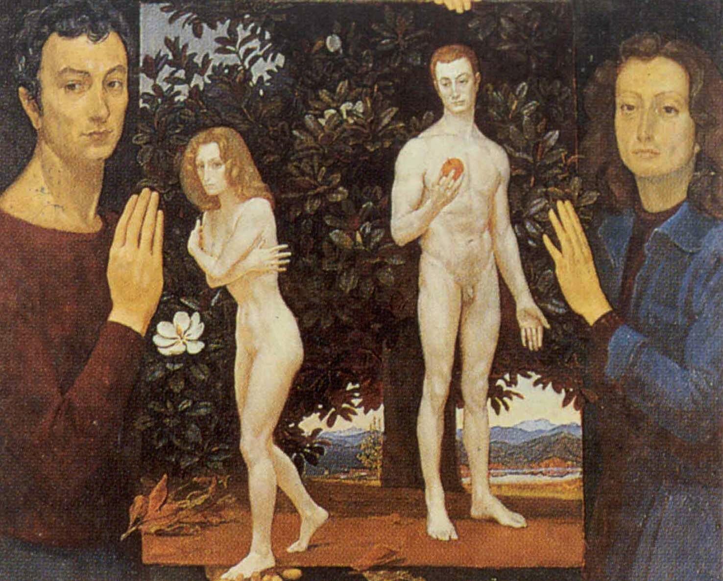 Adam And Eve by Dmitry Zhilinsky